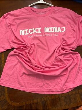 Nicki Minaj Hot Pink Logo Tee